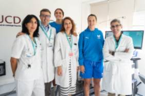 2024 09 13 Las medallistas olímpicas junto al equipo médico de la FJD