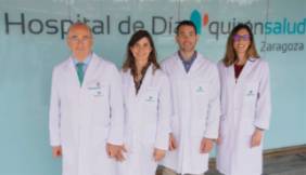 Foto 2. Dr. Asso, Dra. Calvo, Dr. López y Dra. Jáuregui