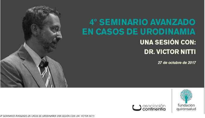 4º seminario avanzado en casos de urodinamia fundacion quironsalud