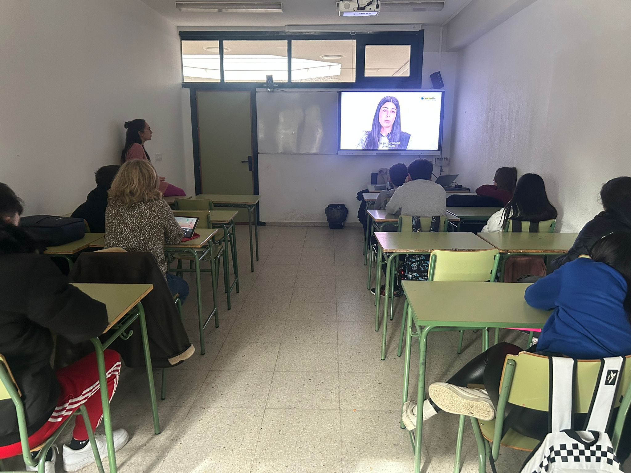 taller Stay Healthy en instituto de Ciudad Real