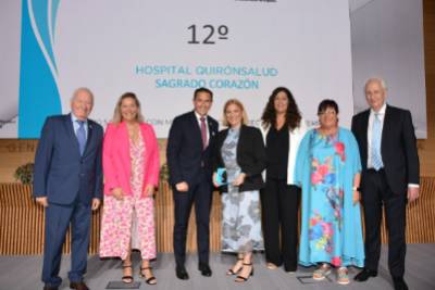 Premio Mejor Direccion Enfermeria QUIRONSALUD SAGRADO CORAZON