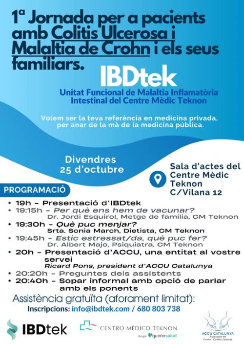 jornada pacientes colitis ulcerosa teknon